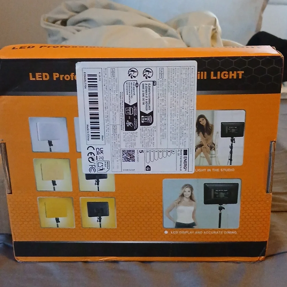 PL-26 LED Professional Photography Fill Light - White Housing
